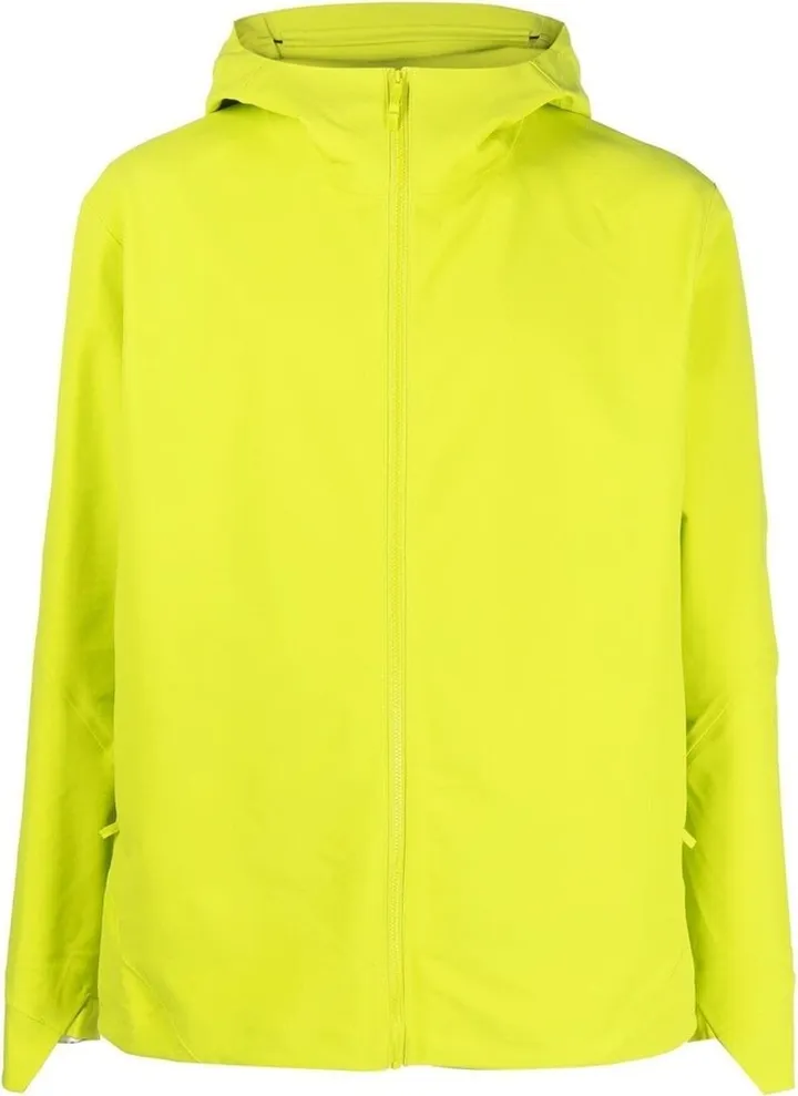 Green Hooded Bomber Jacket