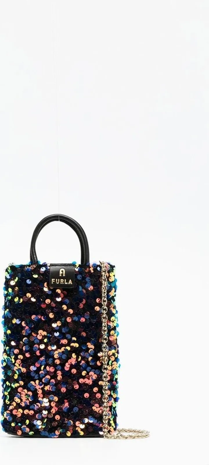 Mini Sequin-Embellished Tote Bag