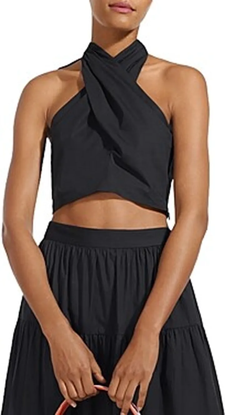 Staud Kai Twist Crop Top