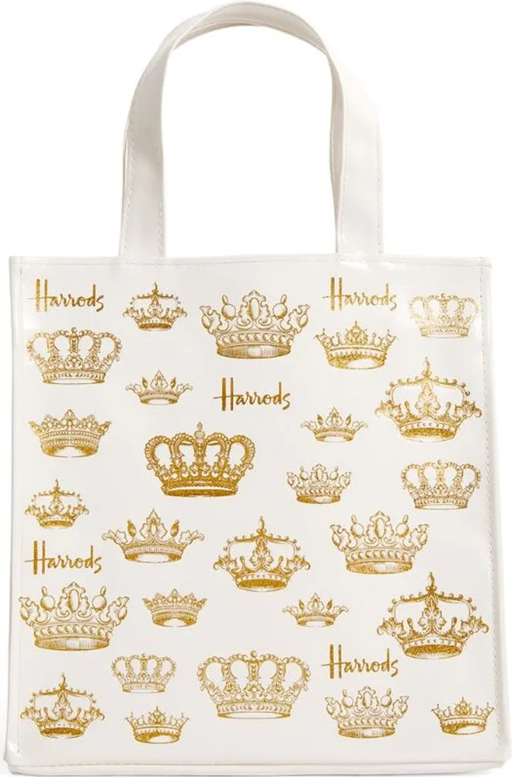 Harrods Small Crowns Shopper Bag