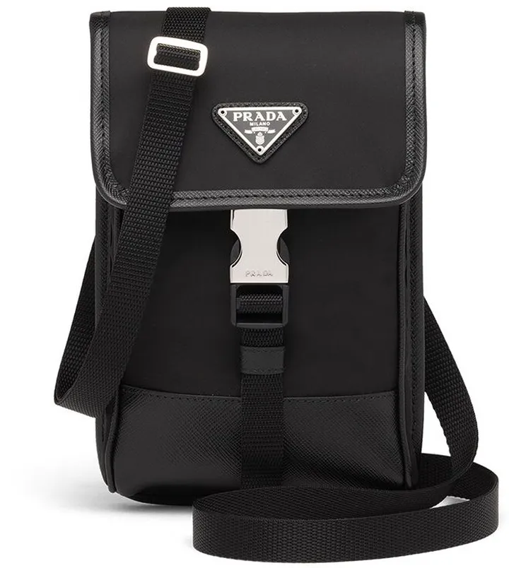 Logo-Plaque Crossbody Bag