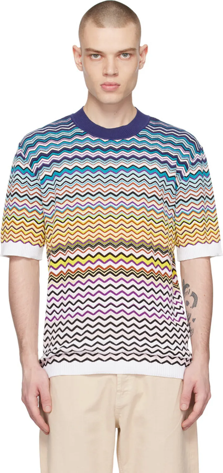 Missoni Multicolor Jacquard T-Shirt