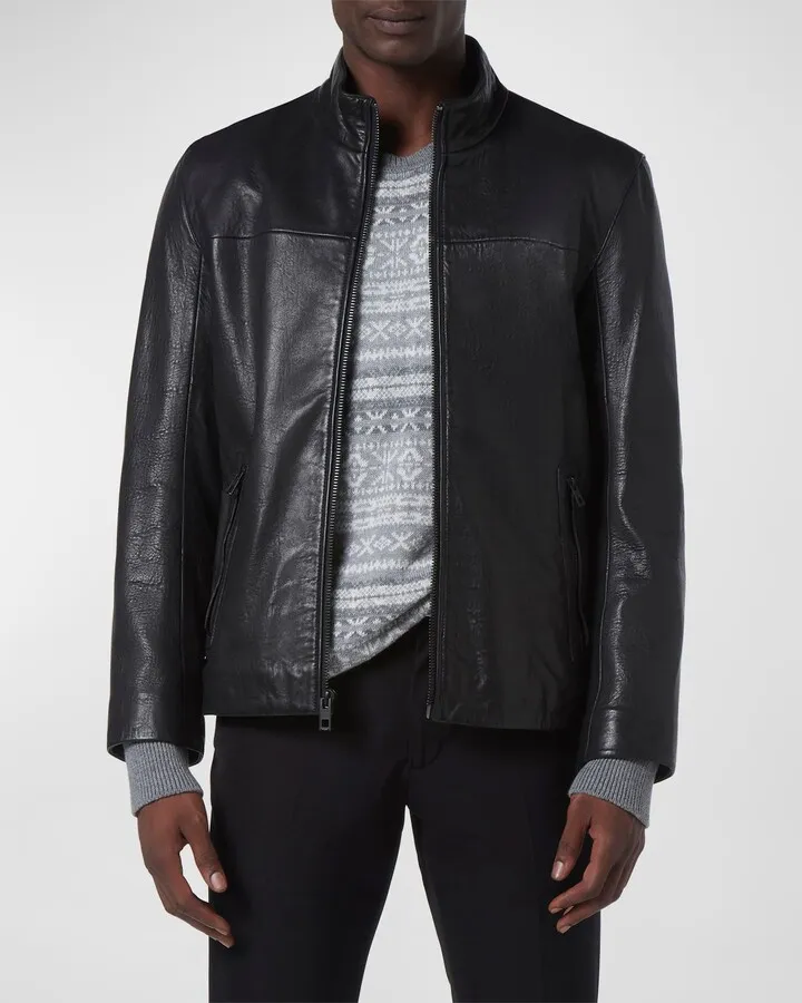 Men's Sallinger Leather Racer Jacket