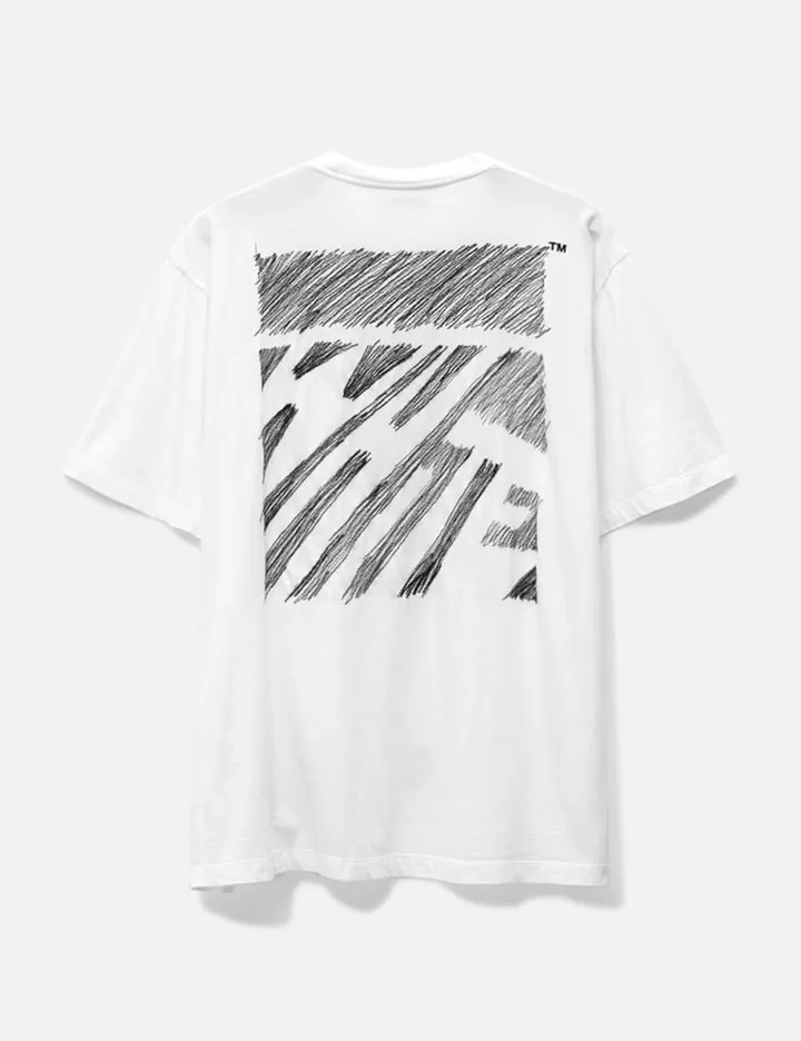 Scribble Diag Oversize Short Sleeve T-shirt