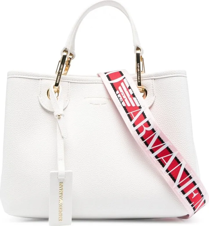 Logo-Strap Tote Bag