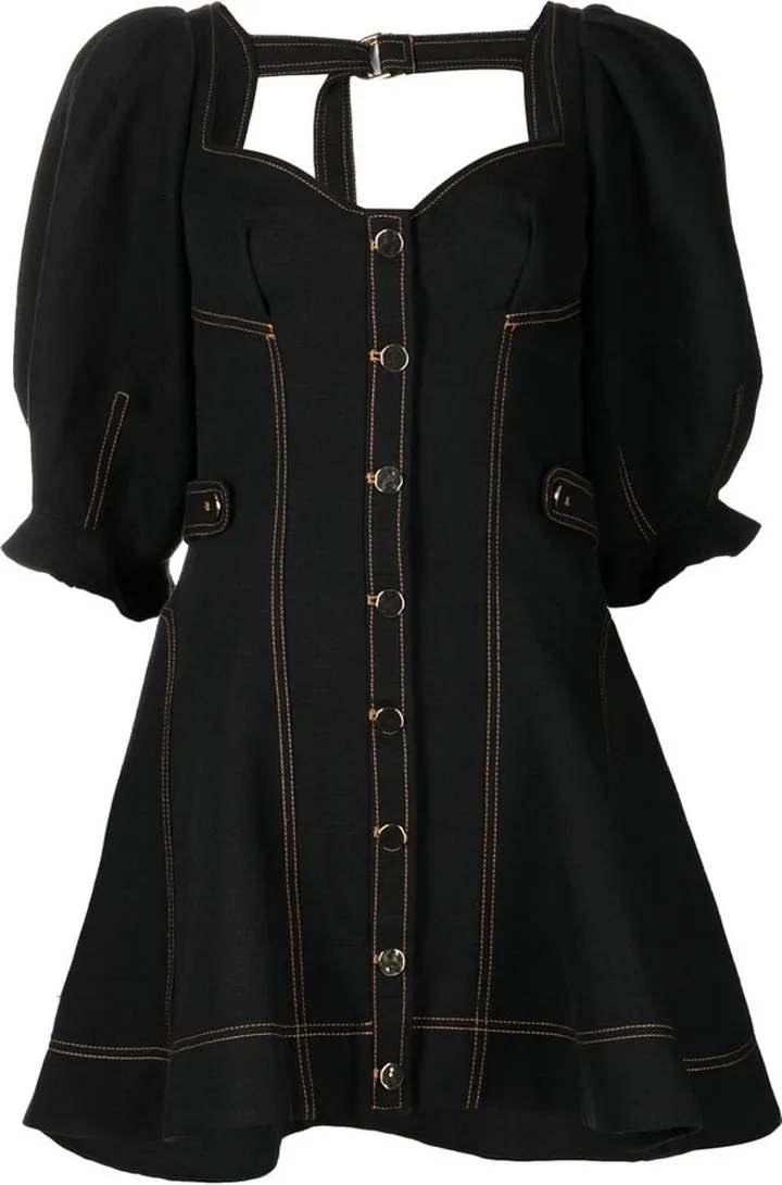 Brookman denim mini dress