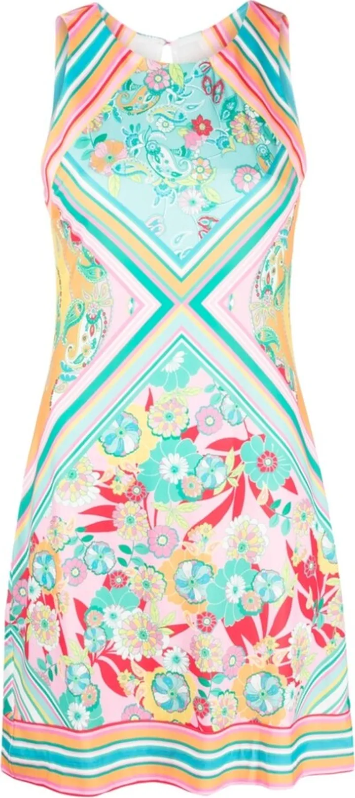Floral-Print Mini Dress