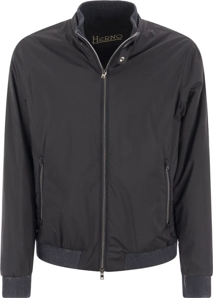 Herno High-Neck Zipped Bomber Jacket