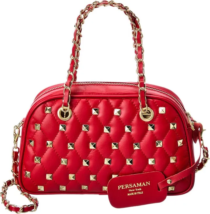 Persaman New York Aline Quilted Leather Crossbody