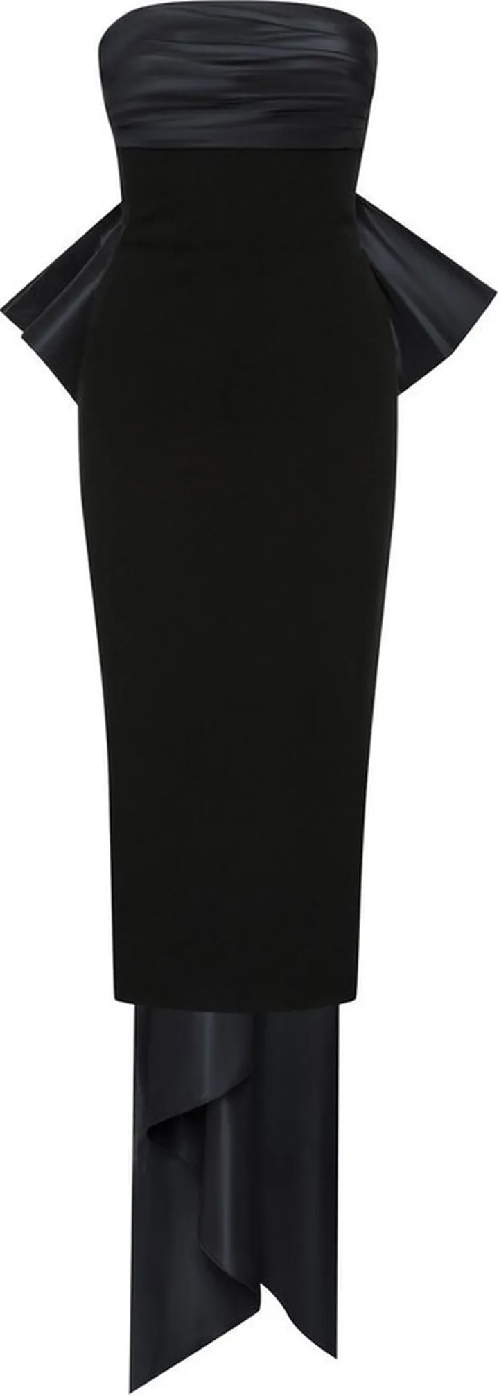 Bow-Embellished Midi Dress