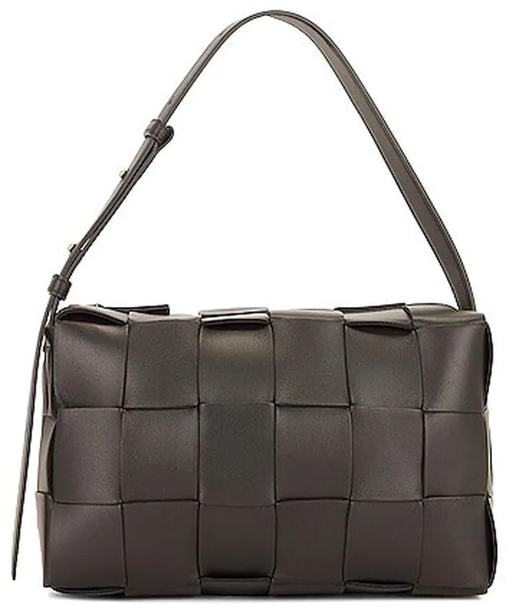 Bottega Veneta Cassette Camera Bag in Black