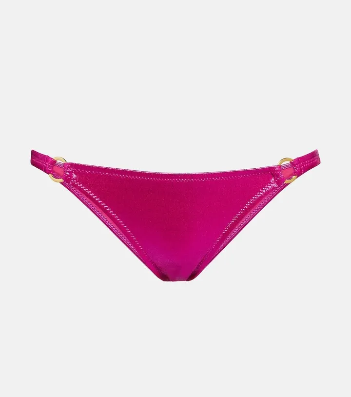 Bari metallic bikini bottoms