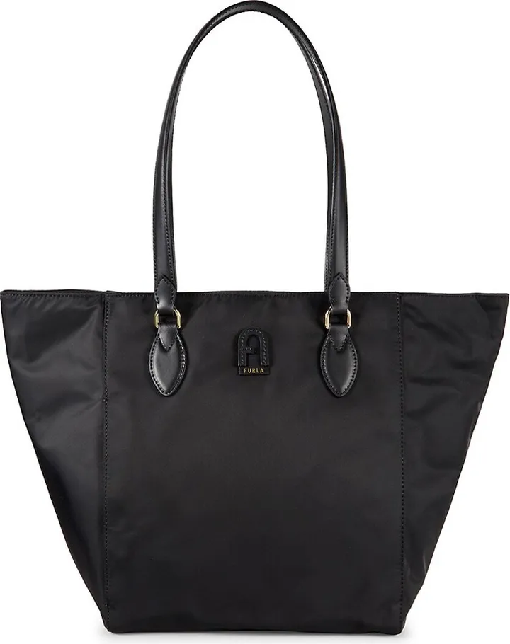 Logo Leather Tote