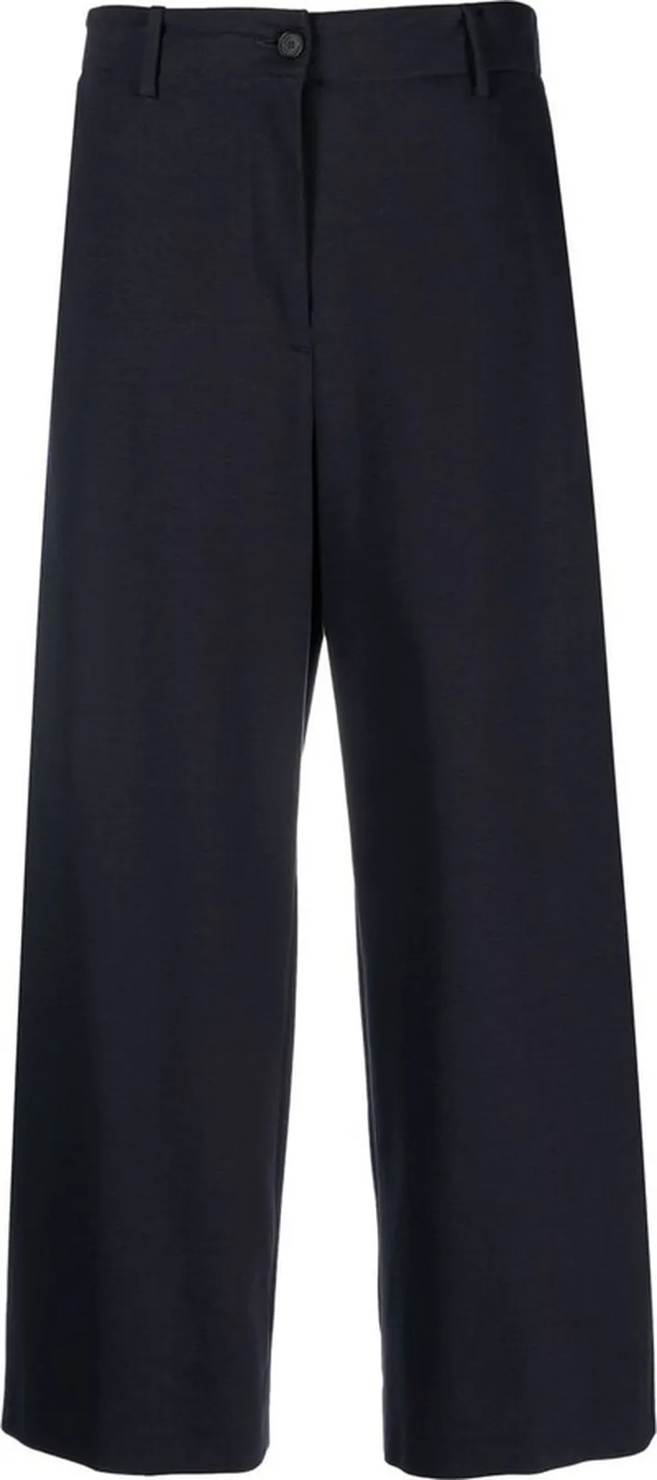 Cropped Wide-Leg Trousers