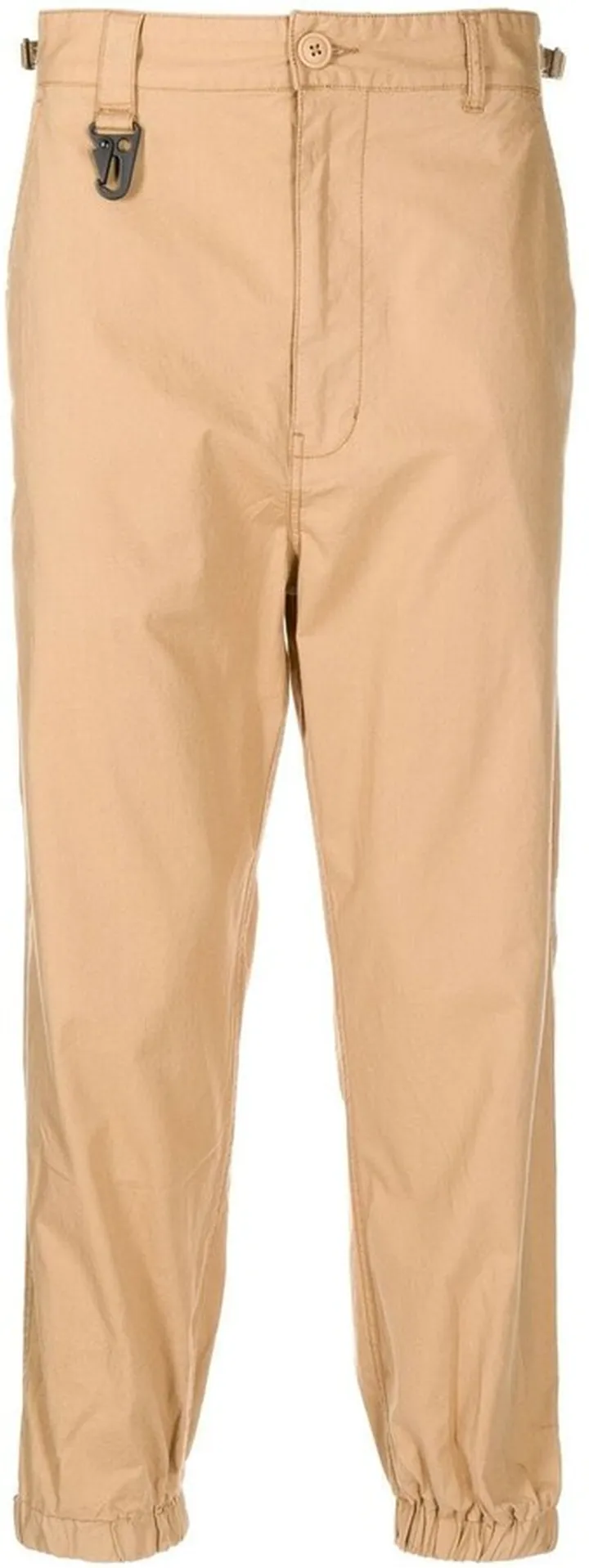 Straight-Leg Cropped Trousers