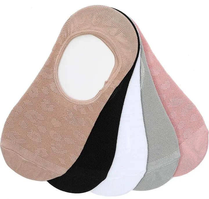 Steve Madden Mixed Print No Show Liners 5 Pack