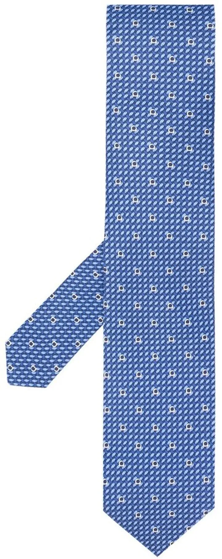 Gancio woven print tie