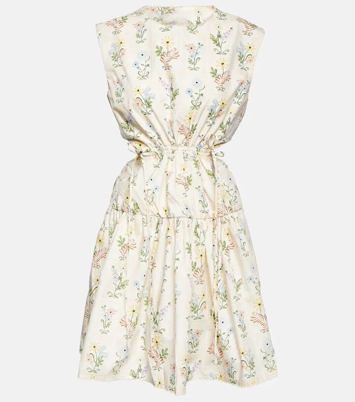 Sucre Pradera cotton poplin minidress