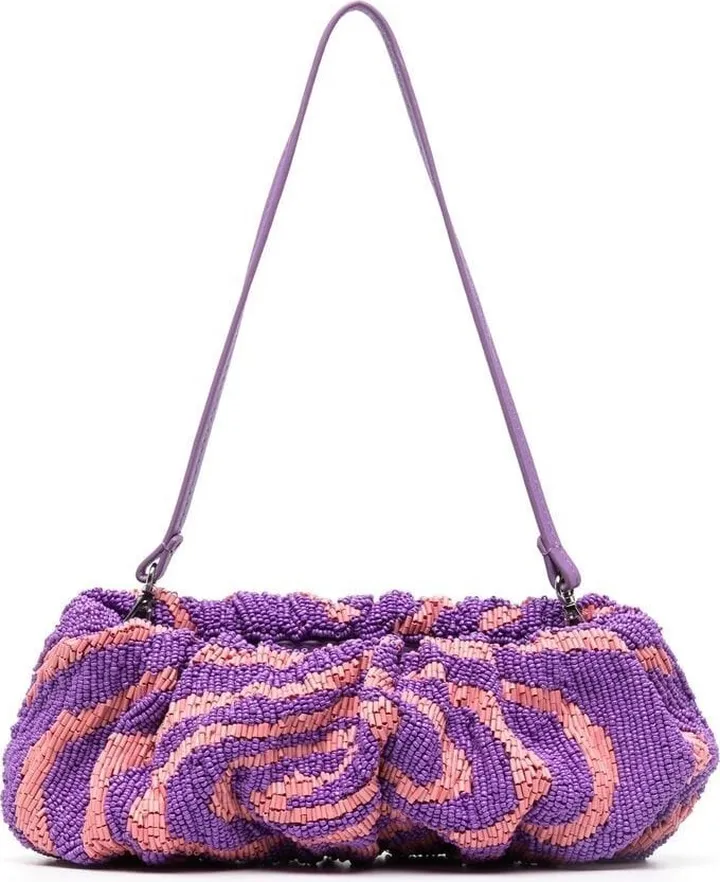 Bean beaded shoulder bag
