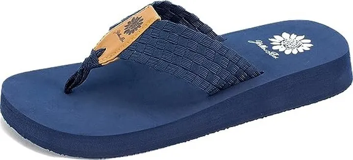 Yellow Box Soleil (Solid Navy) Women's Sandals