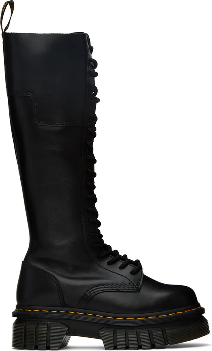 Dr. Martens Black Audrick 20-Eye Boots