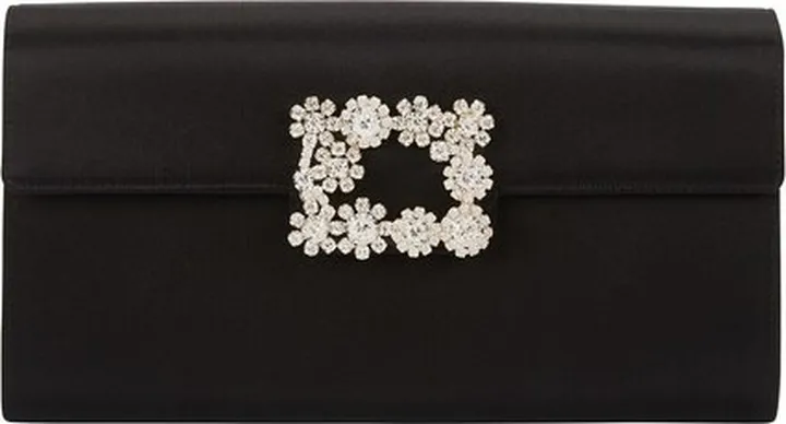 Envelope flower buckle bag