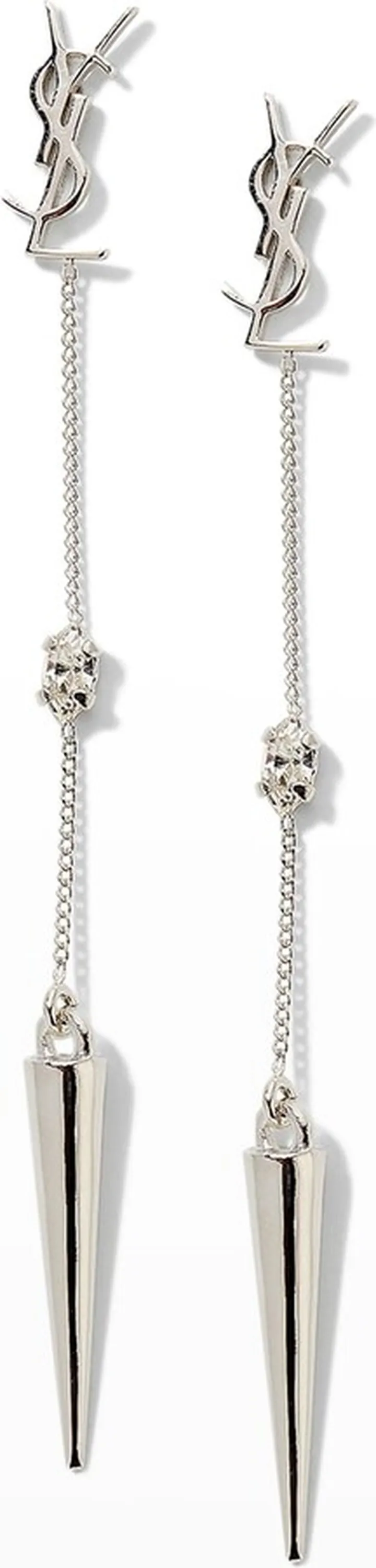 Logo Dagger Long Earrings