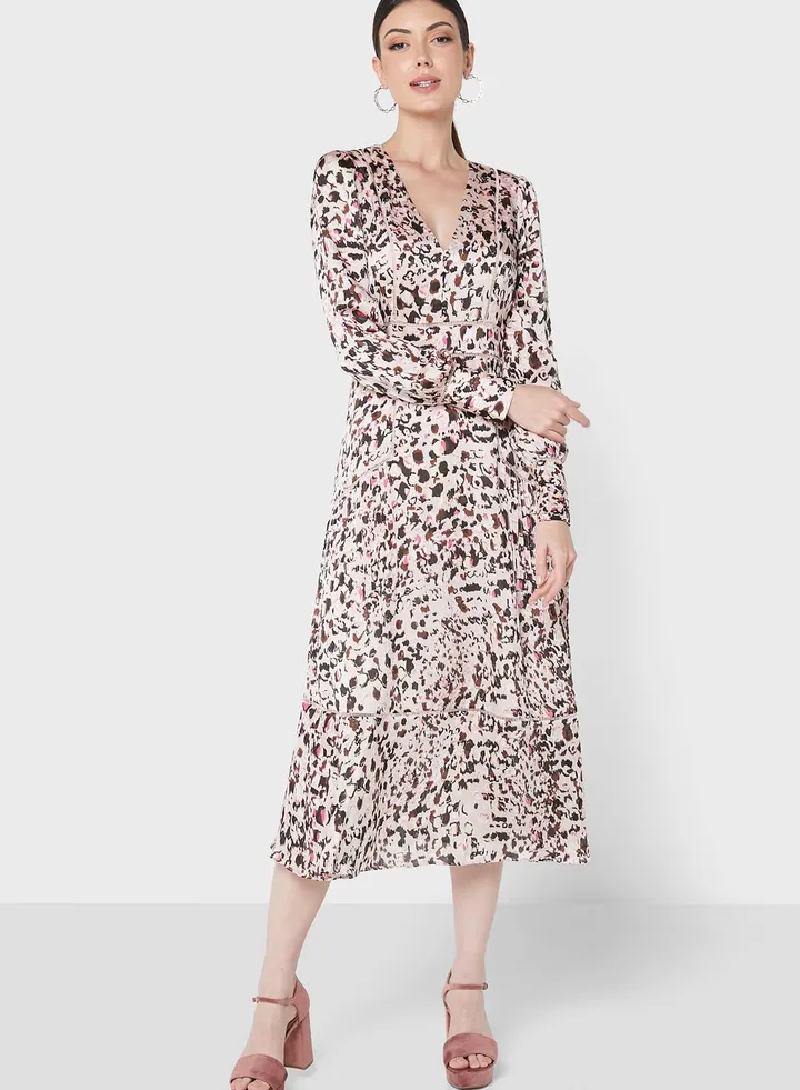 Knitted Printed Dress