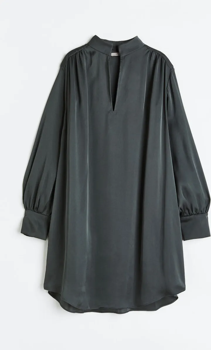 Satin Tunic Dress