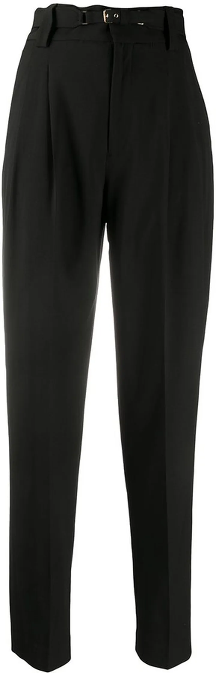Tapered High-Waisted Trousers