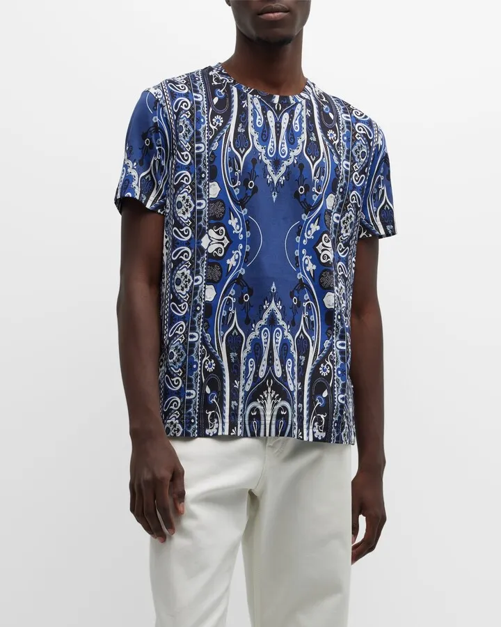 Men's Paisley Crew T-Shirt