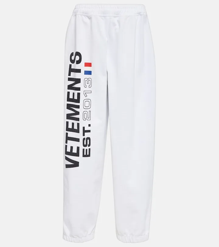 Logo cotton-blend sweatpants