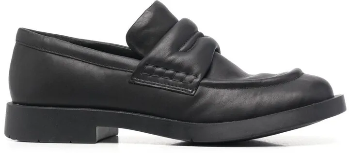 1978 Square-Toe Leather Loafers