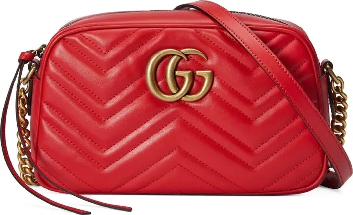 GG-logo matelassé shoulder bag