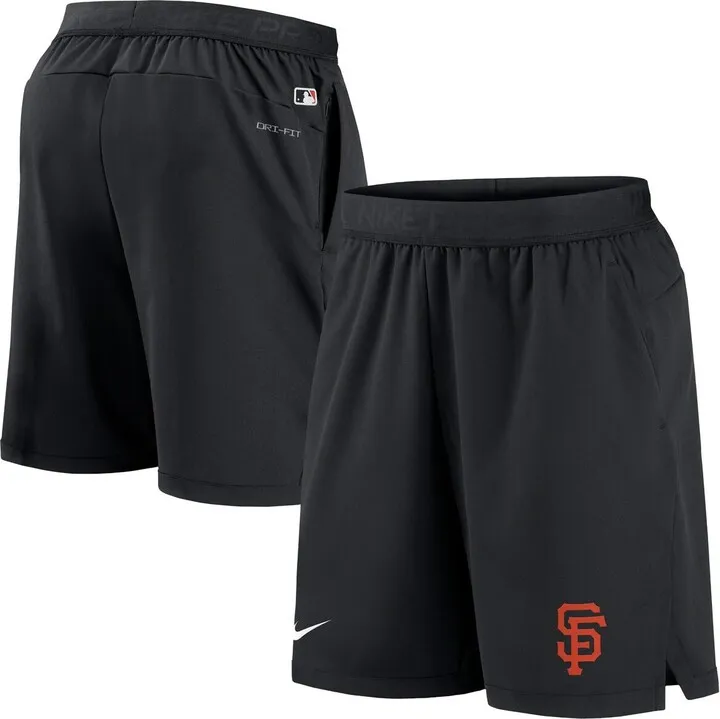Men's Nike Black San Francisco Giants Authentic Collection Flex Vent Max Performance Shorts