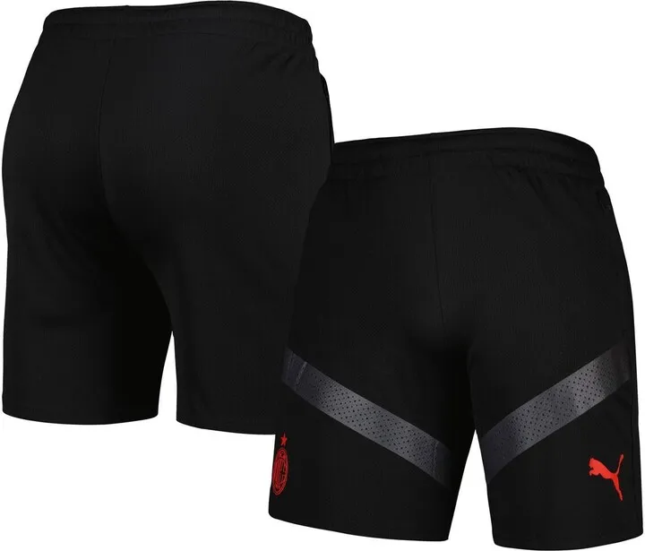 Men's Puma Black Ac Milan Logo DryCELL Training Shorts