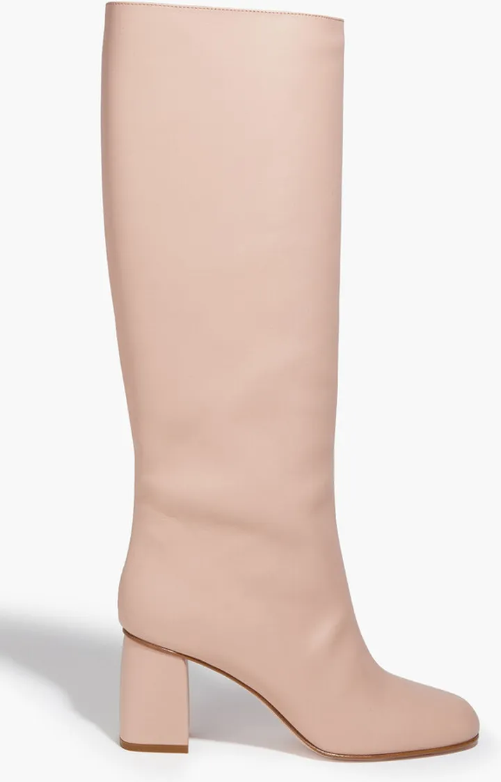 Avired leather knee boots