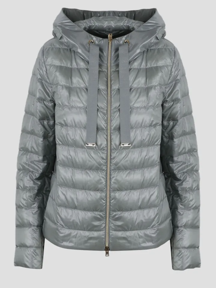 Nylon Ultralight Hooded Bomber Jacket