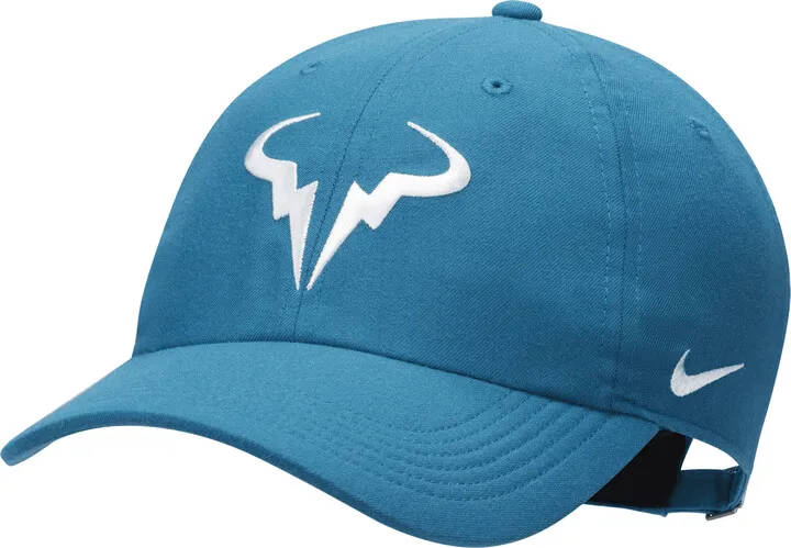 Nike UnisexCourt AeroBill Rafa Heritage86 Tennis Hat in Blue