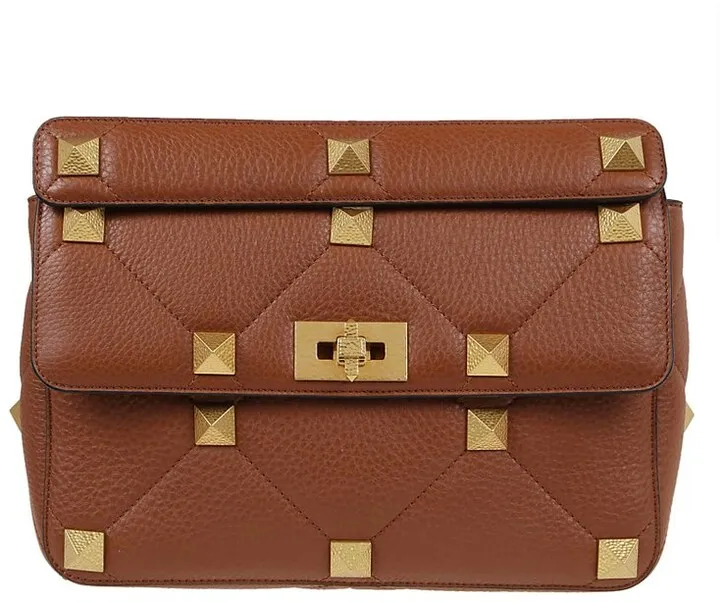 Valentino Garavani Roman Stud Quilted Shoulder Bag