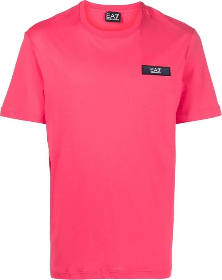 logo-print stretch-cotton T-shirt