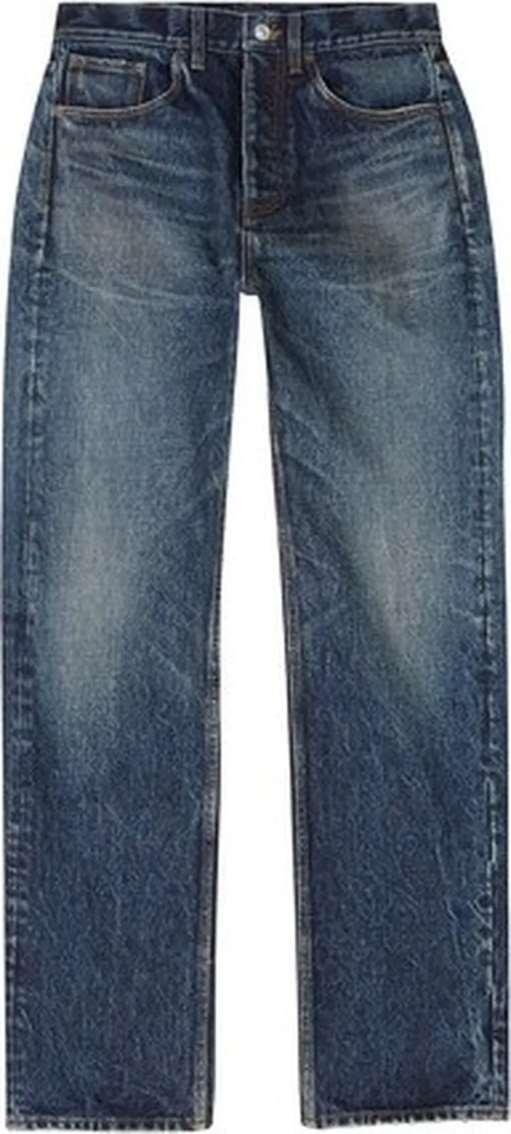Wide cut denim pants