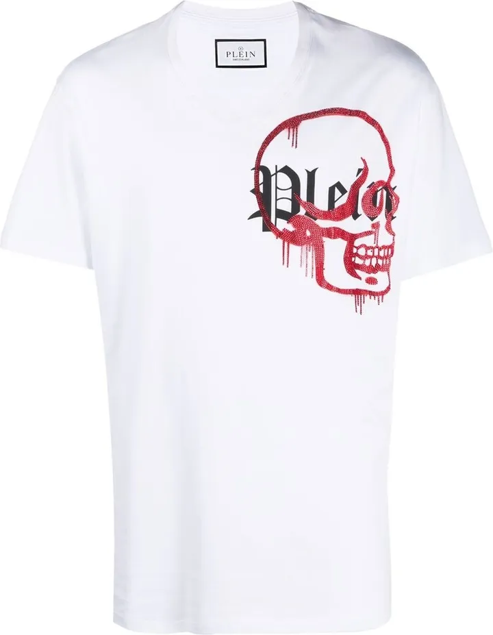 V-neck logo T-shirt