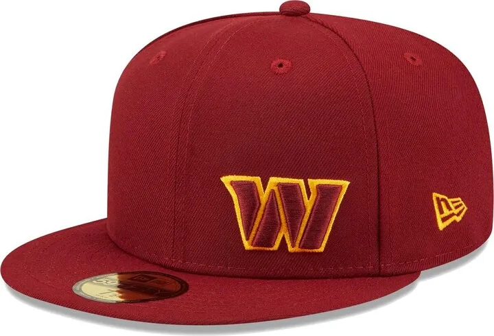 Men's New Era Burgundy Washington Commanders Flawless 59FIFTY Fitted Hat