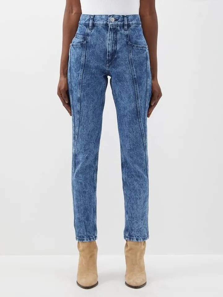 Vikira Panelled Slim-leg Jeans