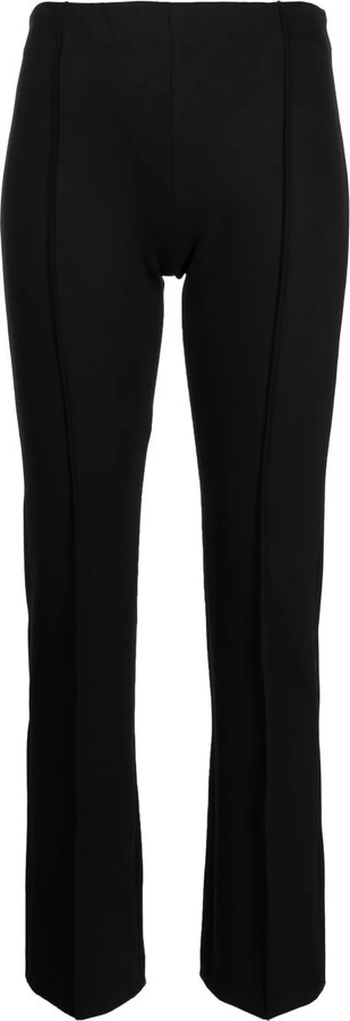 Stovepipe straight-leg trousers