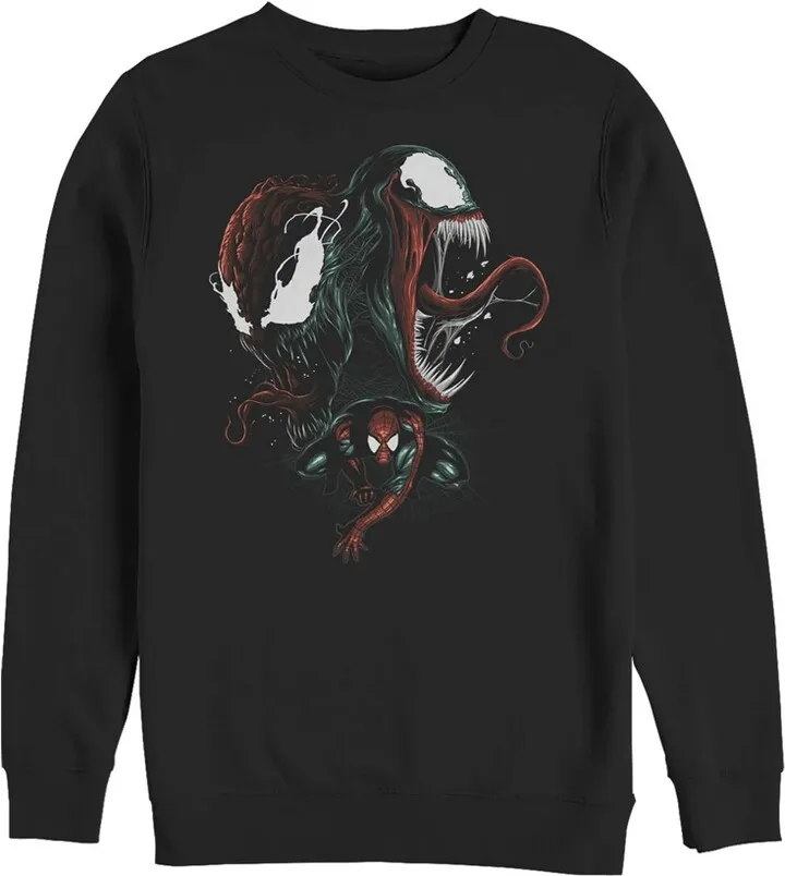 Men's Marvel Venom Alien Symbiote Duo Sweatshirt - Black - Large