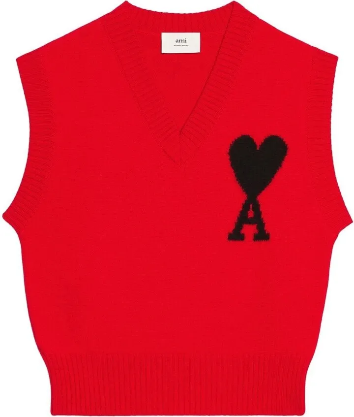 Ami de Coeur knitted vest