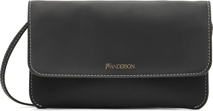 JW Anderson Black Chain Phone Pouch