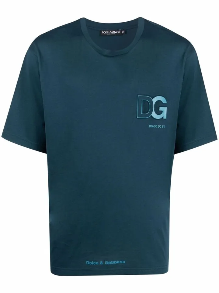 logo-patch cotton T-shirt